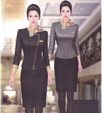 酒店前臺(tái)工作服定制