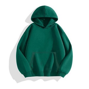 太空棉衛(wèi)衣工服定制綠色連帽款